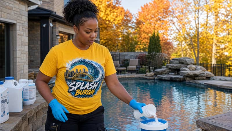 Pool closing service