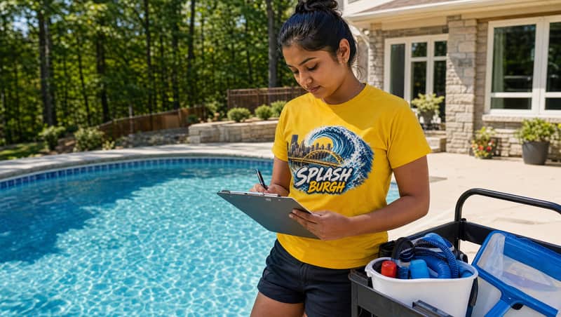 Weekly pool maintenance plan