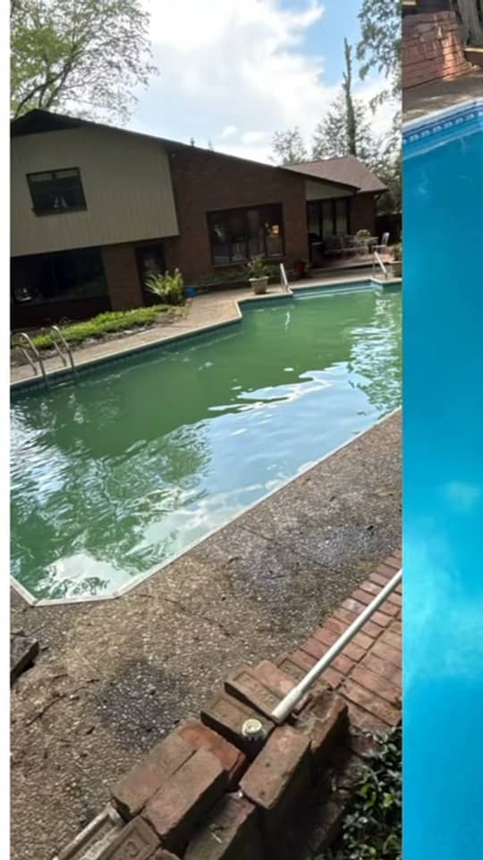 Splash Burgh pool transformation — tap to watch