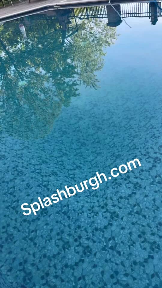 Splash Burgh pool transformation — tap to watch